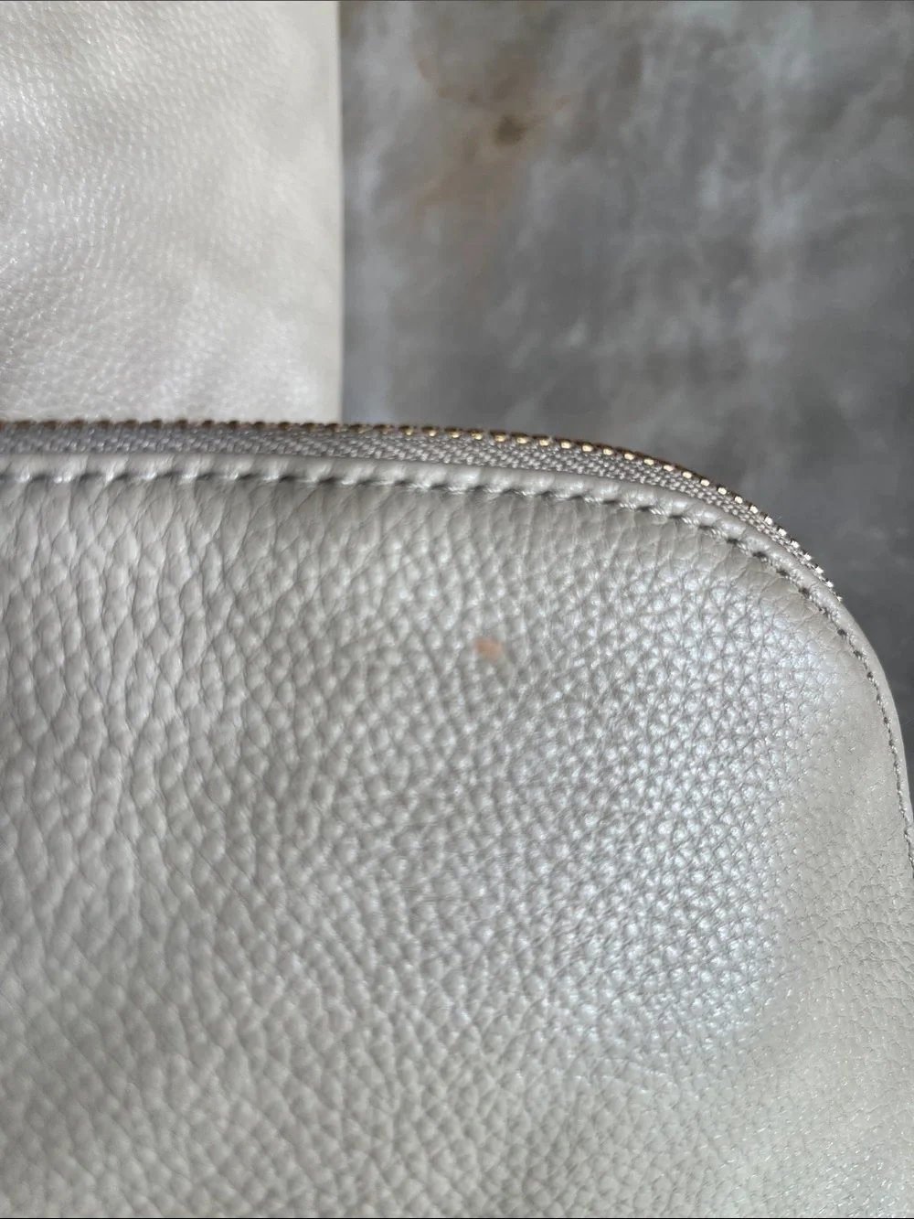 Quince Italian Leather cosmetic travel set